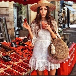 Zara Raffia Round Purse